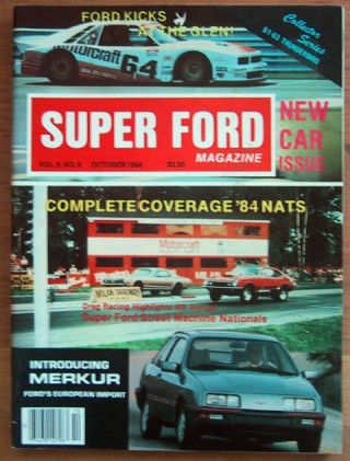 SUPER FORD 1984 OCT - XR4Ti, TRANS-AM RACING NEWS